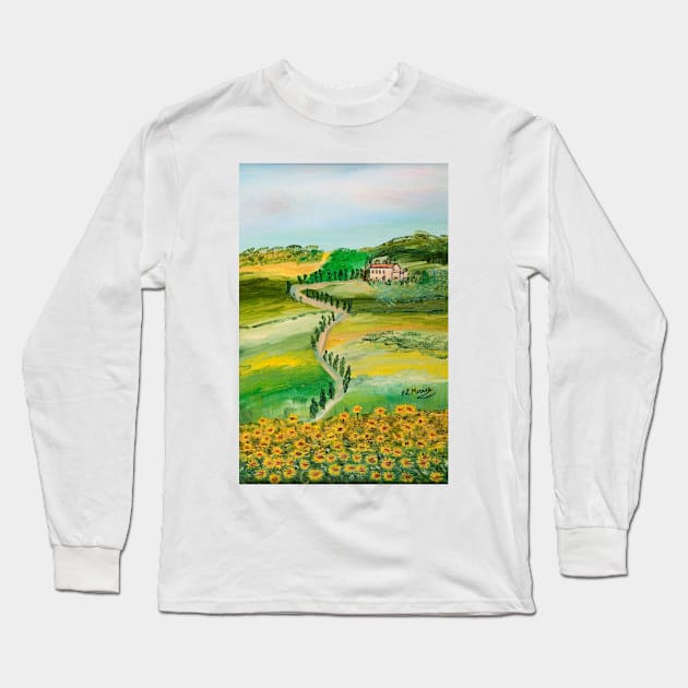 Verde sentiero Long Sleeve T-Shirt by nicastro